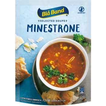 Minestronesoppa 3 portioner 7,5dl Blå Band.