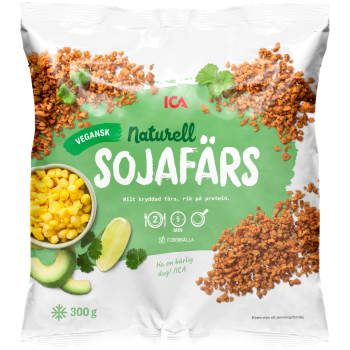 Sojafärs vegansk 300g ICA.