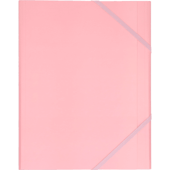 Gummibandsmapp Rosa.