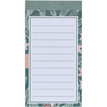 Inköpslista med magnet Botanical 15x8 cm.