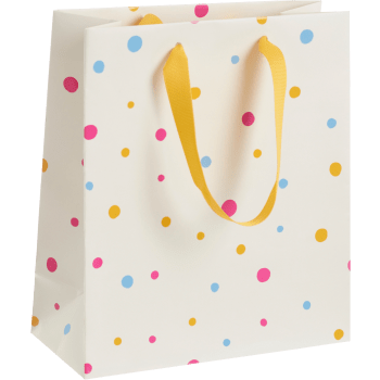 Presentpåse Konfetti 19x22 cm.