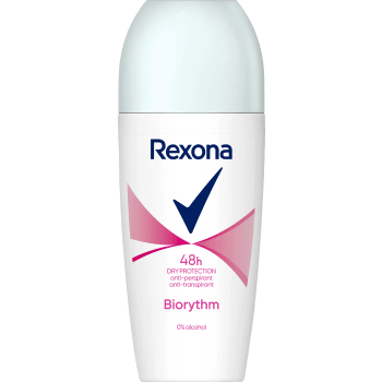 Deodorant Roll On 48h Biorythm 50ml Rexona.