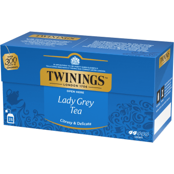 Lady grey te 25-p Twinings.