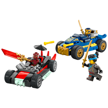 LEGO Ninjago Rogues racerbilsduell mot Drix 71840.