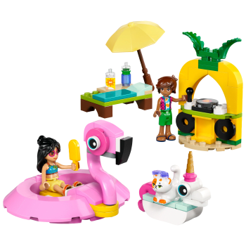 LEGO Friends Poolparty enhörning och flamingo 42658.