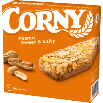 Müslibars Peanut and Sweet Salty MP 150g Corny.