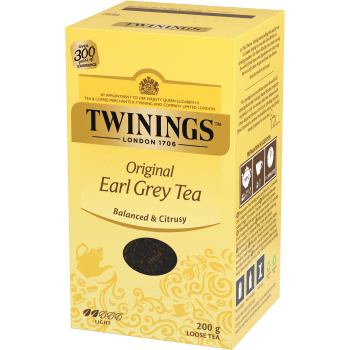 Earl grey te 200g Twinings.
