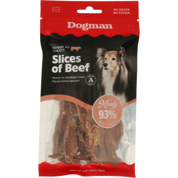 Hundsnacks Slices of Beef 80g Dogman.