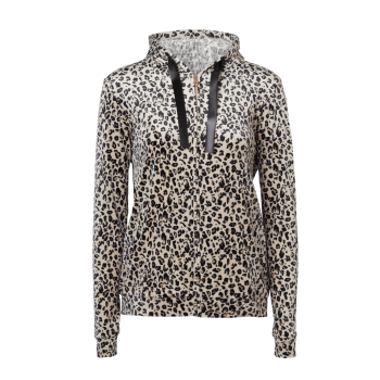 Velourjacka beige/svart leo M mywear.