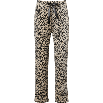Velourbyxa beige/svart leo XXL mywear.