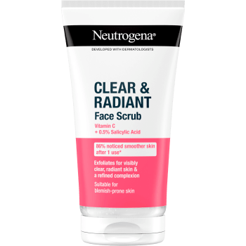 Ansiktsskrubb Clear&Radiant Grapefrukt&Vitamin C 150ml Neutrogena.