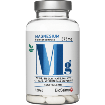 Kosttillskott Magn Magnesium 375mg 120-pack BioSalma.