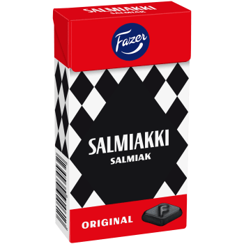 Tablettask Salmiakki pastiller 40g Fazer.
