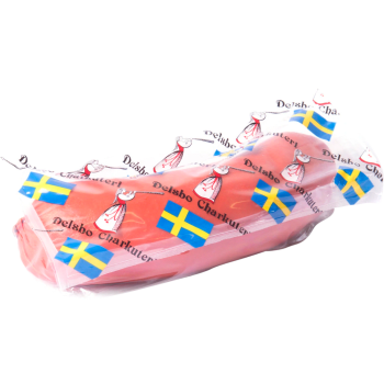 Korv Stintans Halvring Alspånsrökt 470g Delsbo Charkuteri.