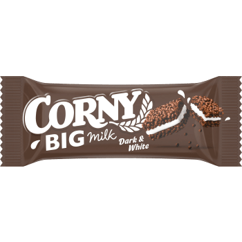 Müslibar BIG Milk Dark White 40g Corny.