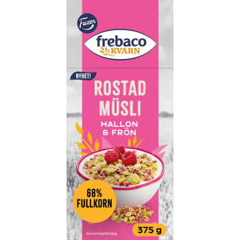 Rostad Müsli Hallon & Frön 375g Frebaco.