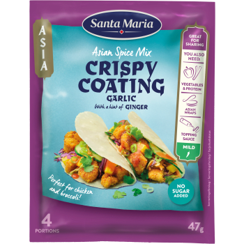 Crispy Coating Garlic Ginger 47g Santa Maria.