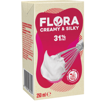 Plant cre+m Creamy & Silky visp 31% 250ml Flora.