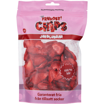 Jordgubbar Frystorkade 45g Butiksodlat.