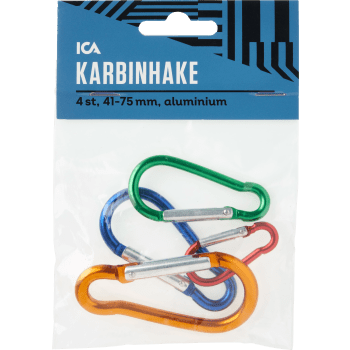 Karbinhake 4p olika storlekar ICA.
