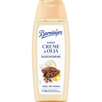 Duschcreme Creme&Olja Kakao 250 Milliliter Barnängen.
