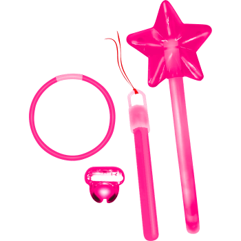 Glow set Rosa 4 delar Festive.