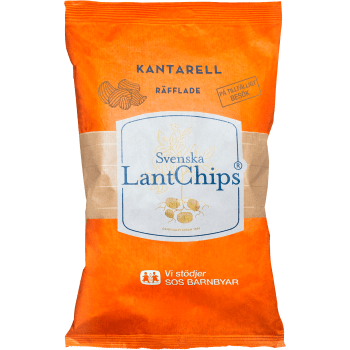 LantChips Kantarell Räfflade 200g LantChips.