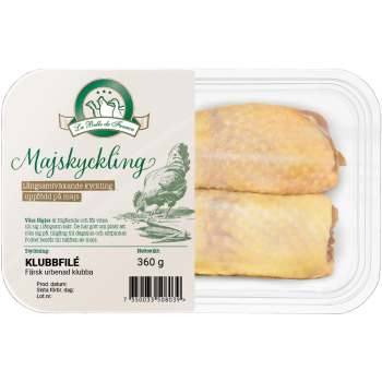Majskyckling Klubbfilé Färsk 360g La belle de France.