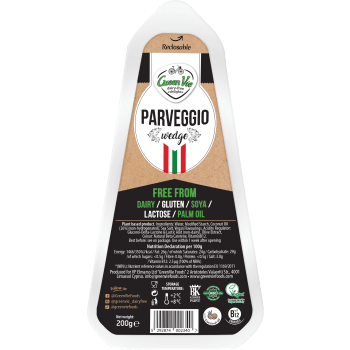 Ost Parveggio Block Vegansk Glutenfri Laktosfri 200g Greenvie.
