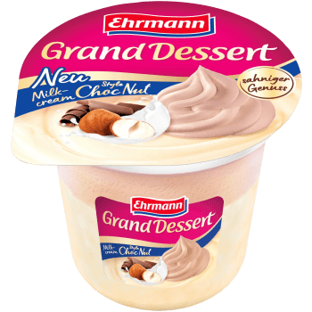 Gräddessert Choklad Nötgrädde 190g Grand Dessert.
