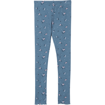 Ribleggings blå/multi 134/140 mywear.