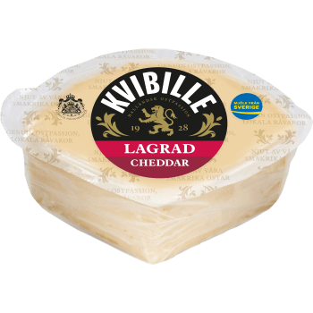 Cheddar Krämig Lagrad utan vax ca 750g Kvibille.
