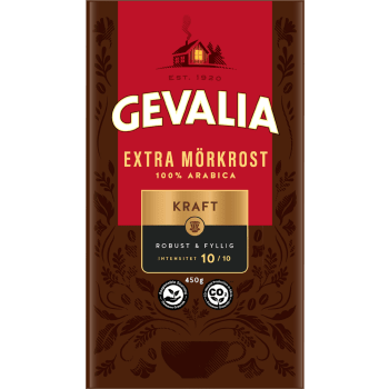 Kaffe Kraft Extra Mörkrost 450g Gevalia.