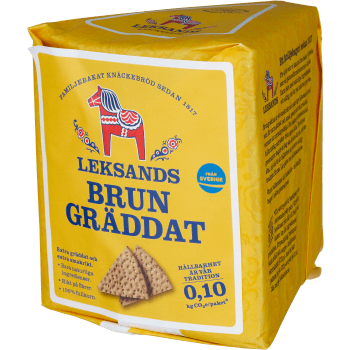 Brungräddat Knäckebröd Trekant 200g Leksands Knäckebröd.