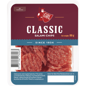 Salami Chips Classic 80g Göl.