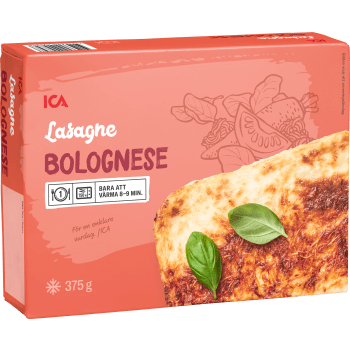 Lasagne bolognese 375g ICA.