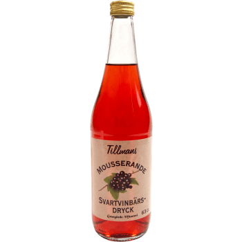 Svartvinbärsdryck Mousserande 63cl Grangärde Musteri.