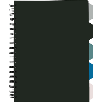 Ämnesblock Svart A4 120 Bl.