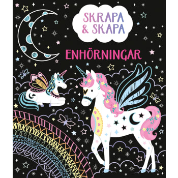 Skrapa & skapa: Enhörningar.