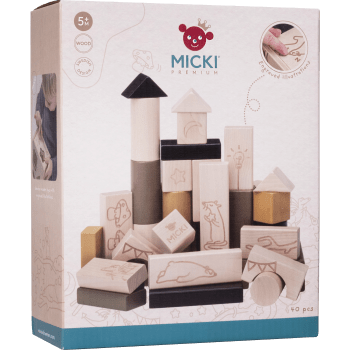 Byggklossar Premium 40st Micki.