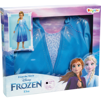 Klänning Elsa XS Disney Frozen.