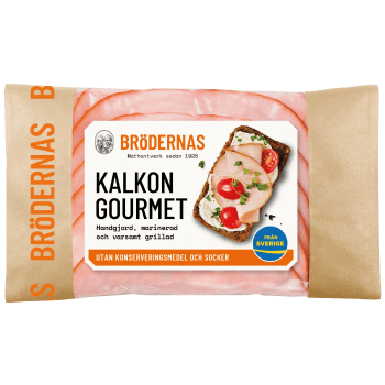 Kalkon Gourmet Grillad 90g Brödernas.