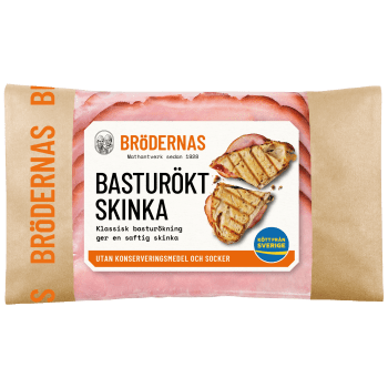 Skinka Basturökt 105g Brödernas.
