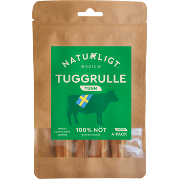Hundtugg Rulle Nöt 4p Naturligt.