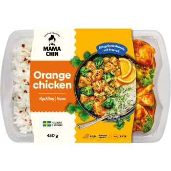 Färdigmat Kyckling i apelsinsås 450g Mama Chin.