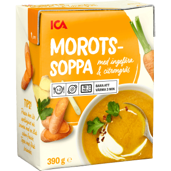 Morotsoppa Asiatisk 390g ICA.