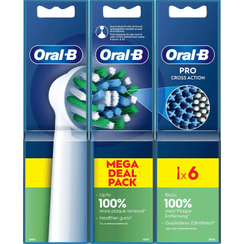 Tandborstrefill Cross Action 6p Oral-B.