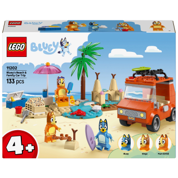 LEGO Bluey familjetur till stranden 11202.