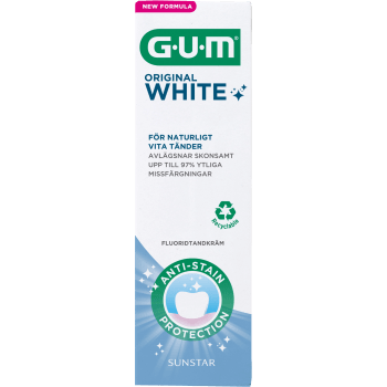 Tandkräm Original White 75ml GUM.