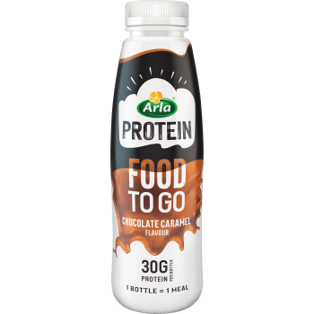 Måltidsshake Protein Food To Go Choklad Karamell 500ml Arla®.